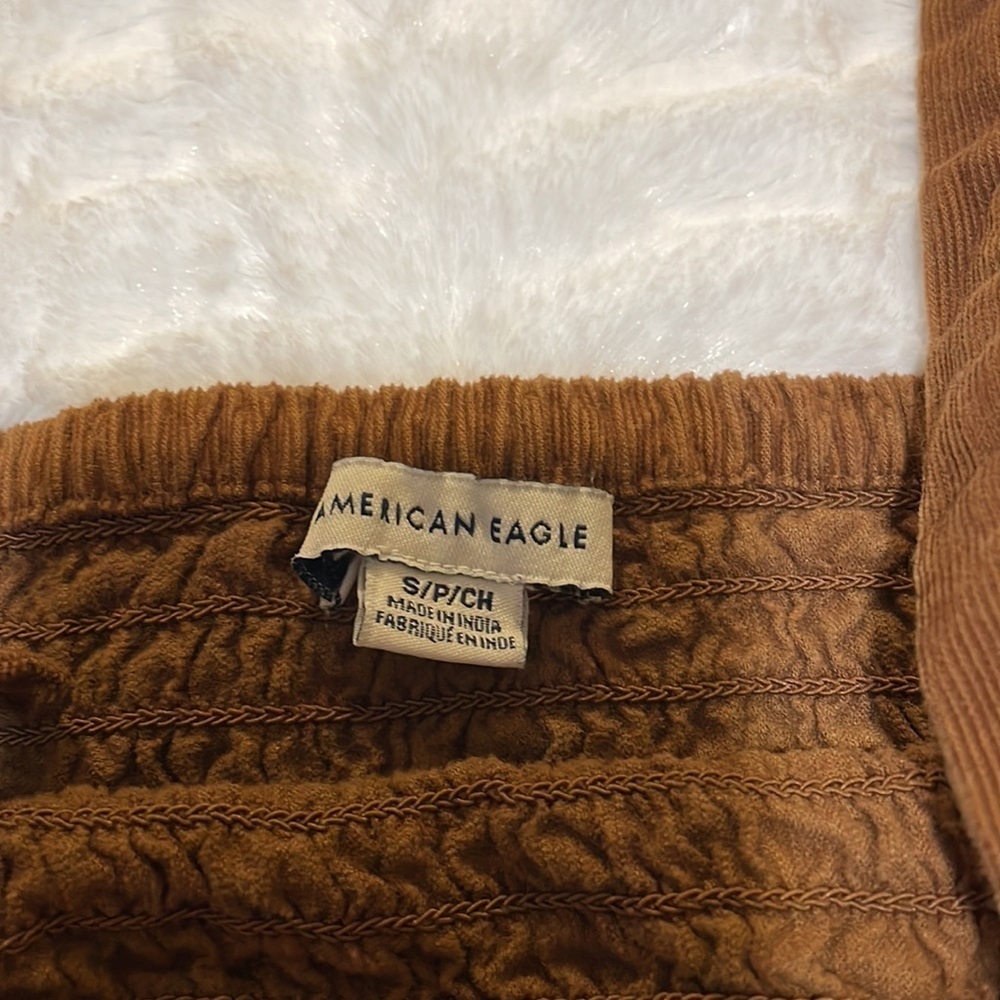 American Eagle Brown Vintage Tube Top with Detachable Straps - Picture 3 of 4